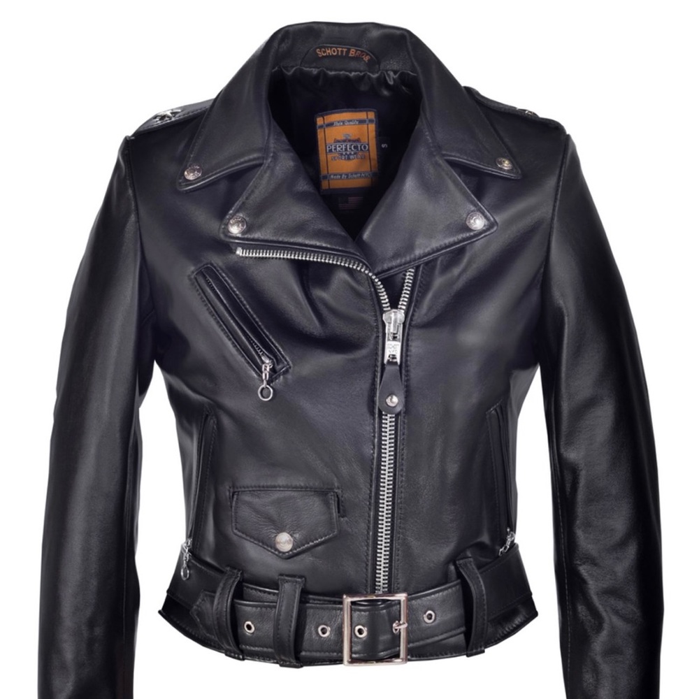 Schott NYC Women's Perfecto® leather motorcycle jacket